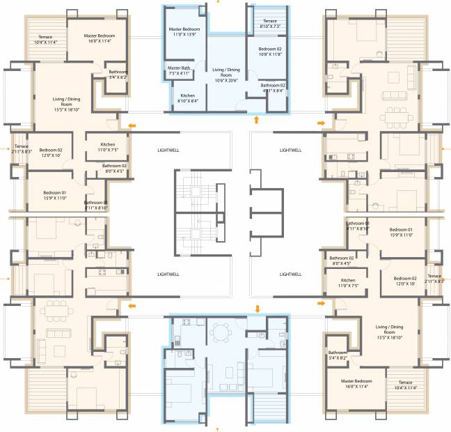  manas-lake-city-phase-1 Images for Cluster Plan of Skyi Manas Lake Phase I