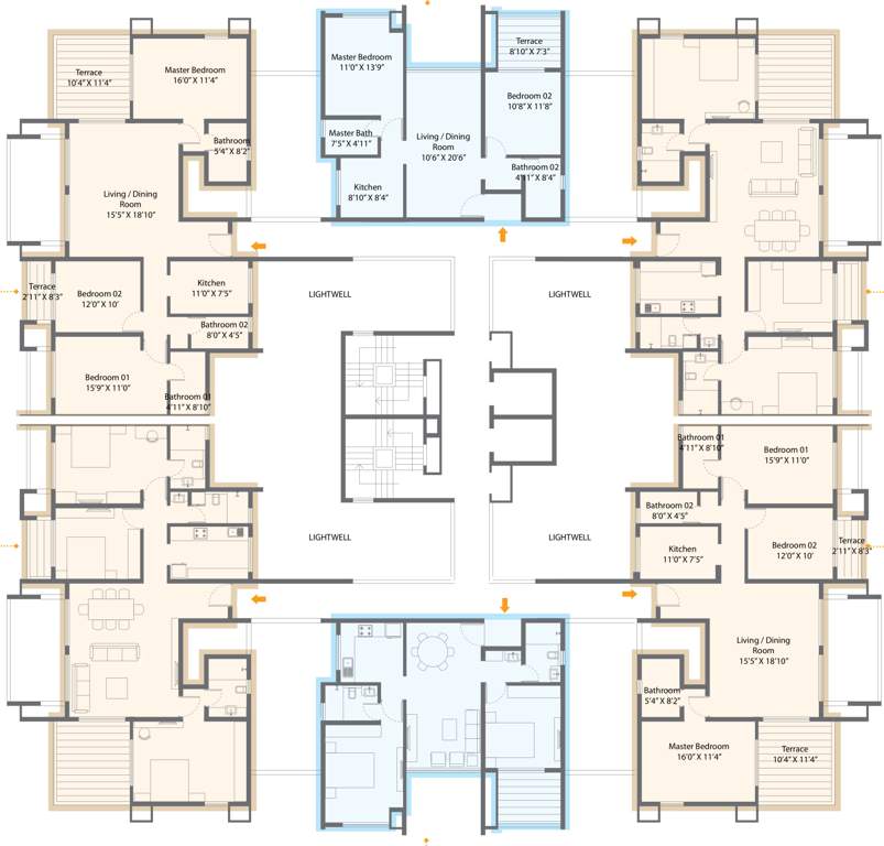  manas lake city phase 1 Images for Cluster Plan of Skyi Manas Lake Phase I