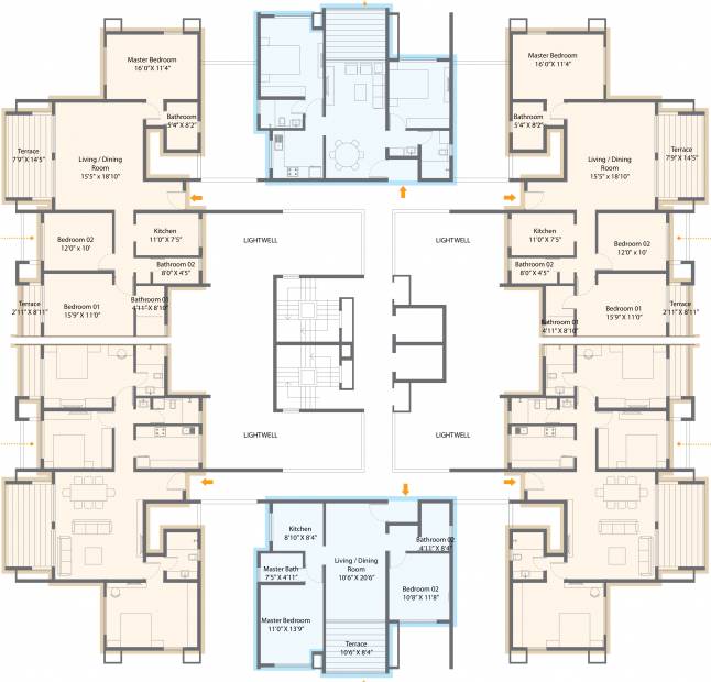 manas-lake-city-phase-1 Images for Cluster Plan of Skyi Manas Lake Phase I