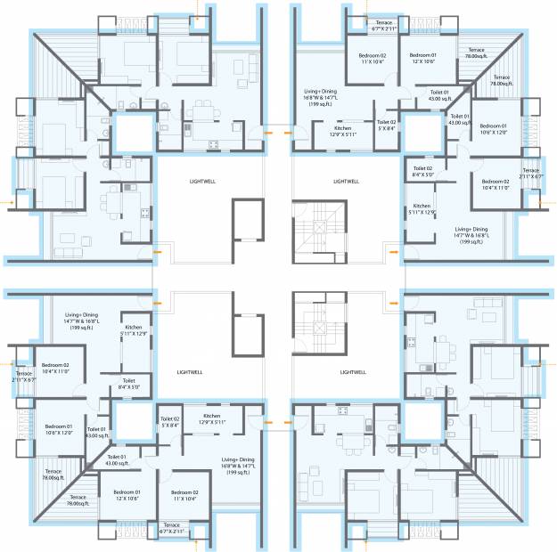  manas-lake-city-phase-1 Images for Cluster Plan of Skyi Manas Lake Phase I