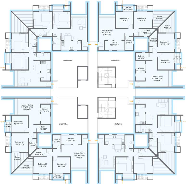  manas lake city phase 1 Images for Cluster Plan of Skyi Manas Lake Phase I