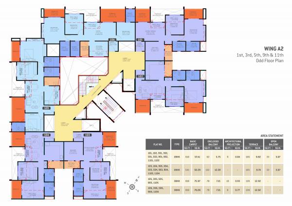  urban-nest-phase-1 A2 Building Cluster Plan