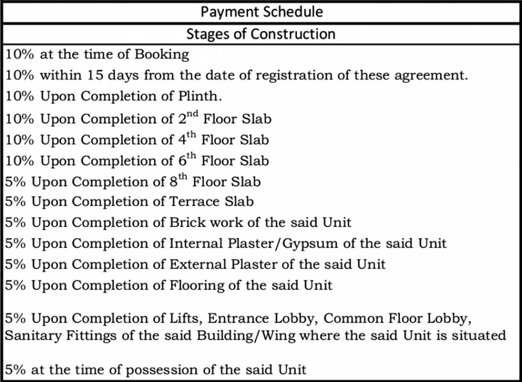 Images for Payment Plan of VTP Urban Nest Phase 1 Payment Plan