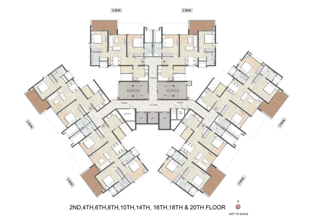 Images for Cluster Plan of Kalpataru Exquisite Wing 1