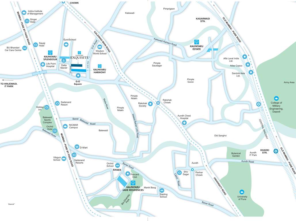 Images for Location Plan of Kalpataru Exquisite Wing 1