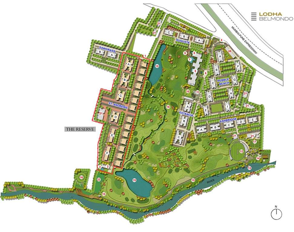 Images for Master Plan of Lodha Belmondo Pebble Beach E Estancia A