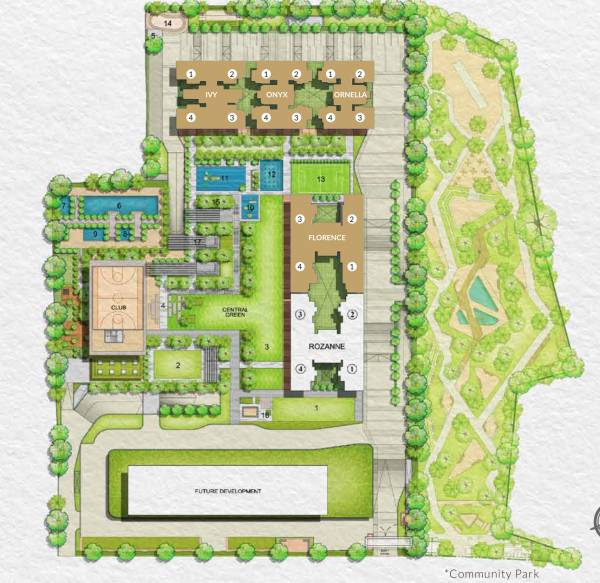  courtyard-onyx Master Plan