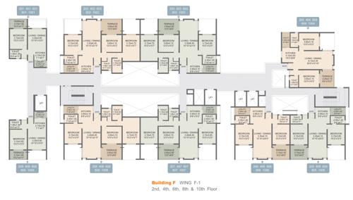 Images for Cluster Plan of Rohan Abhilasha Building F