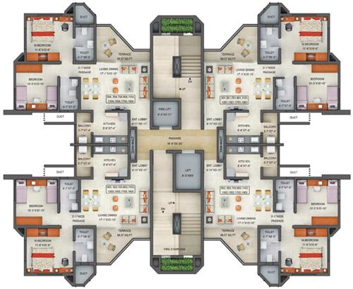 Images for Cluster Plan of Naiknavare Avon Vista Project 1