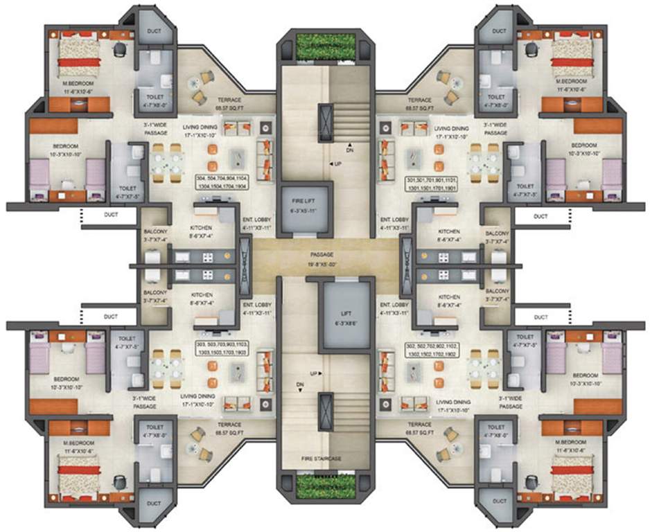 Images for Cluster Plan of Naiknavare Avon Vista Project 1