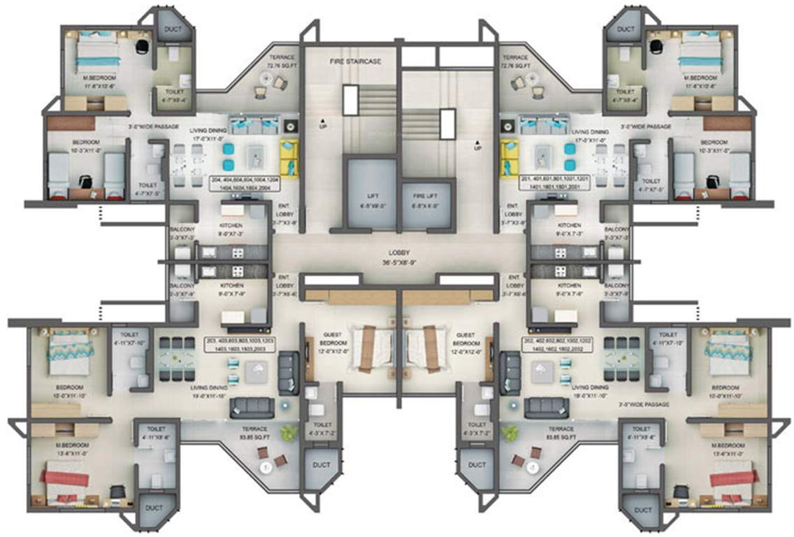 Images for Cluster Plan of Naiknavare Avon Vista Project 1