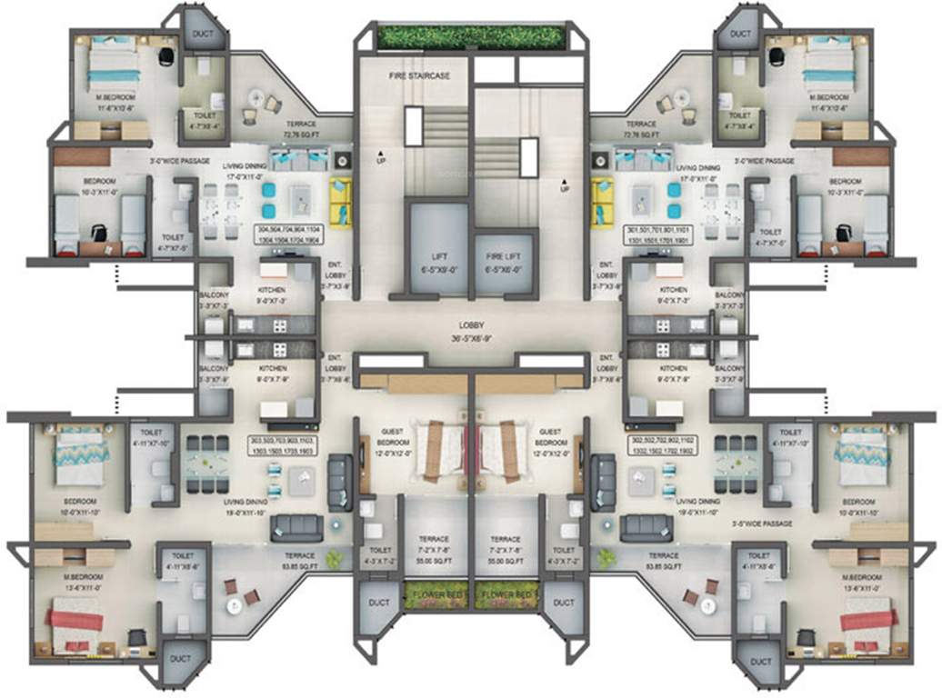 Images for Cluster Plan of Naiknavare Avon Vista Project 1