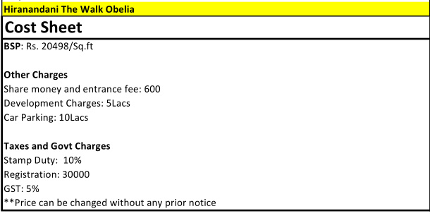 obelia-a Construction Linked Payment (CLP) Payment Plan