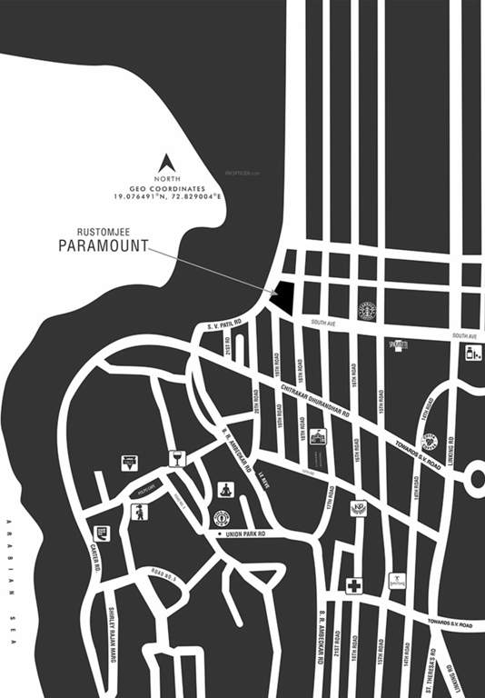 Images for Location Plan of Rustomjee Paramount Wing D