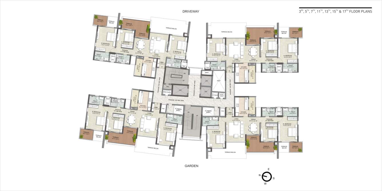  jade residences c Building C Cascade Cluster Plan