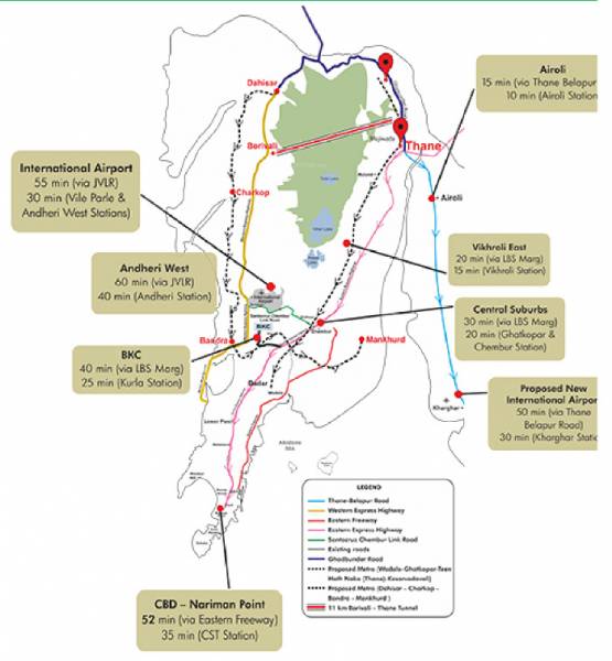 Images for Location Plan of Lodha Amara Tower 29 31