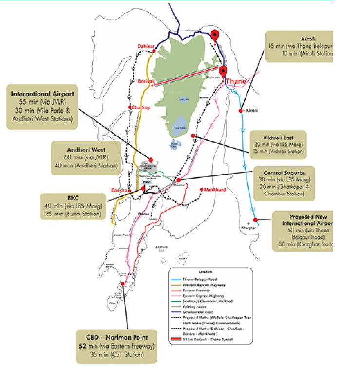 Images for Location Plan of Lodha Amara Tower 29 31