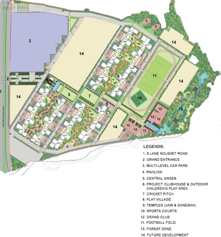 Images for Master Plan of Lodha Amara Tower 29 31