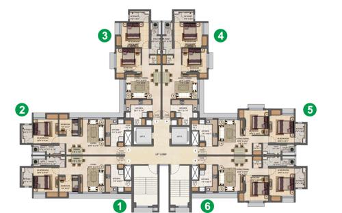  amara-tower-26-27-28-30-34-35 Tower 27 Cluster Plan