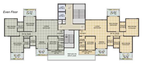 Images for Cluster Plan of Anmol Nayantara City One Phase 3