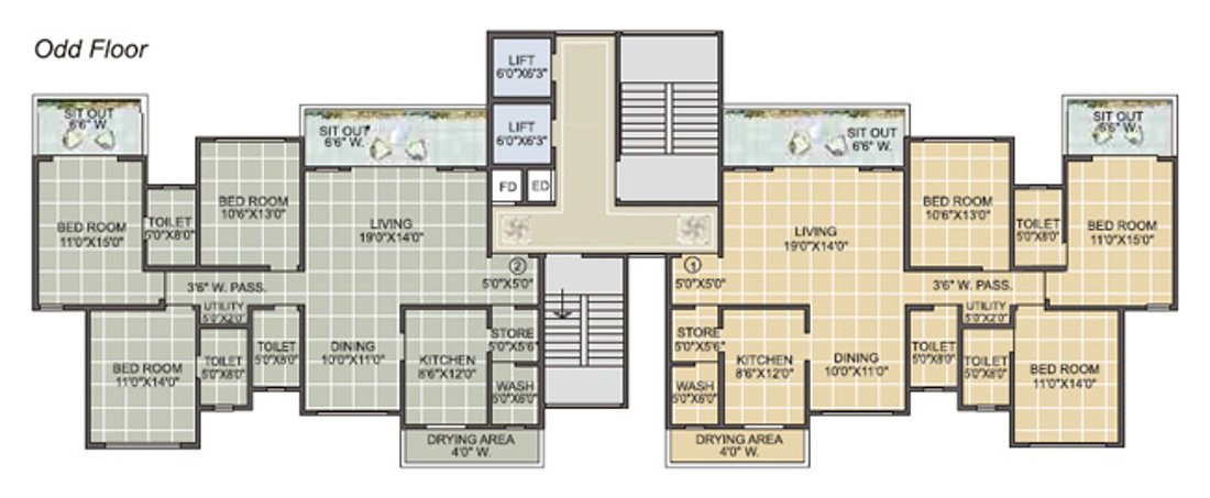Images for Cluster Plan of Anmol Nayantara City One Phase 3