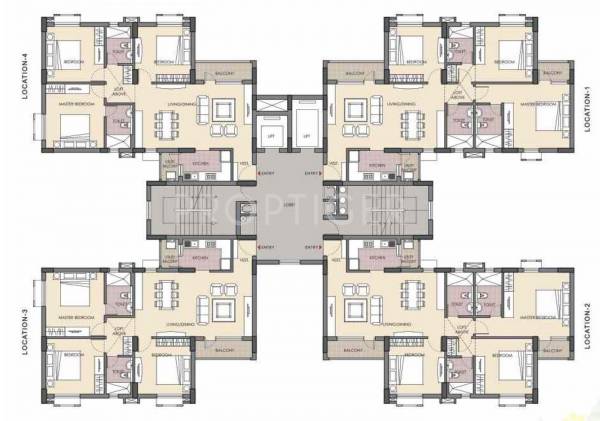 Images for Cluster Plan of Unitech Fresco
