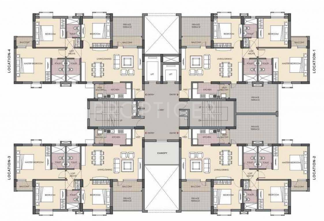 Images for Cluster Plan of Unitech Fresco