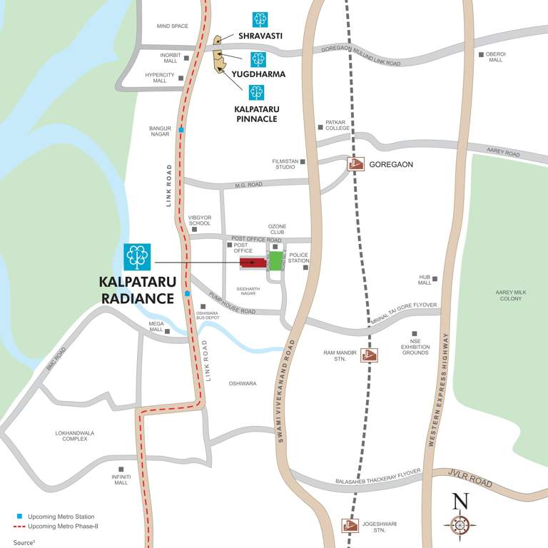 Images for Location Plan of Kalpataru Radiance A