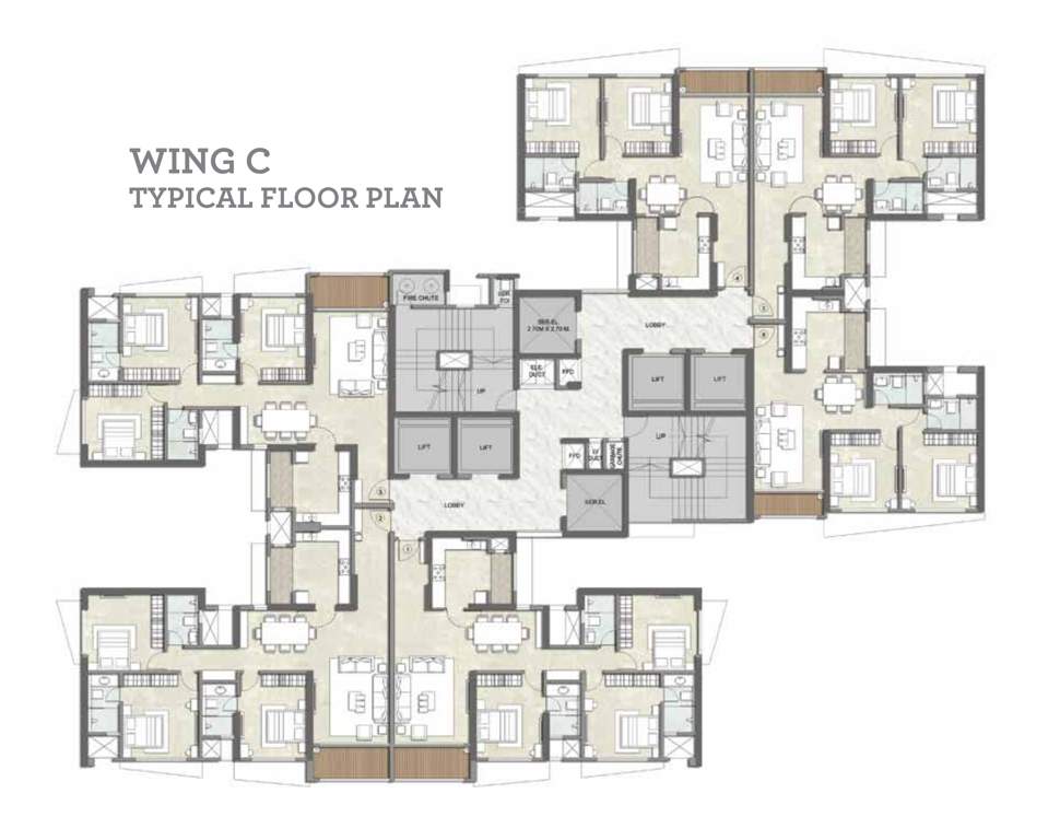 Images for Cluster Plan of Kalpataru Radiance C