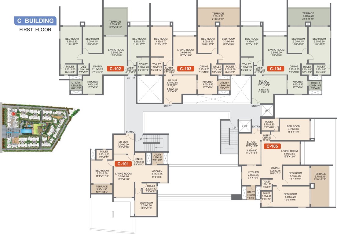 Images for Cluster Plan of Rohan Kritika Wings A C