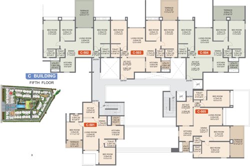 Images for Cluster Plan of Rohan Kritika Wings A C