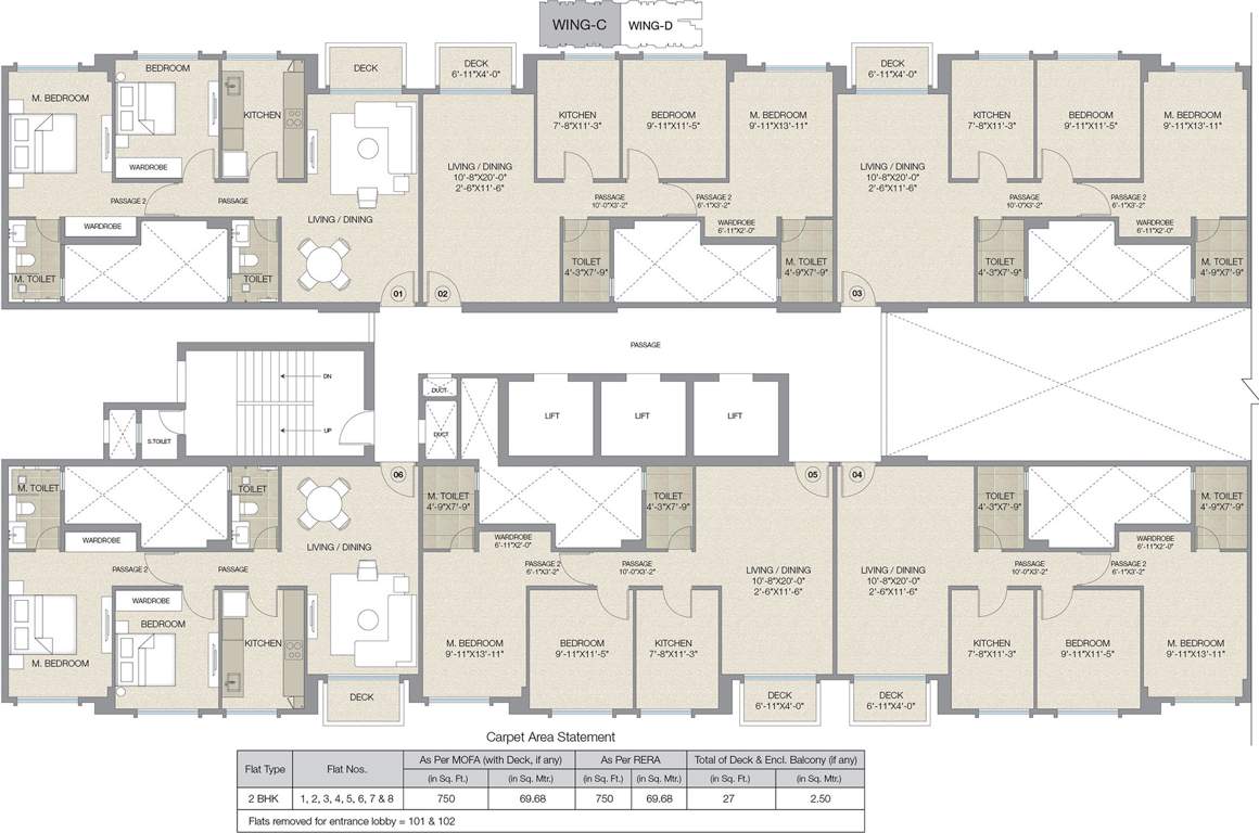 Images for Cluster Plan of Hiranandani Castle Rock C And D Wing