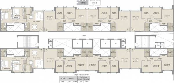 Images for Cluster Plan of Hiranandani Castle Rock A And B Wing