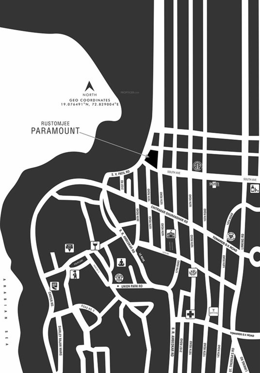  paramount wing c Images for Location Plan of Rustomjee Paramount Wing C