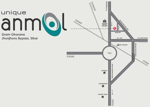  anmol Images for Location Plan of Unique Unique Anmol