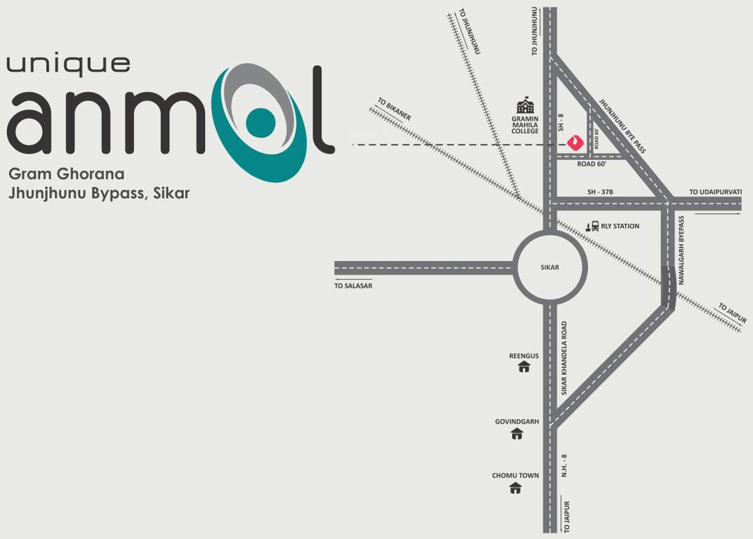  anmol Images for Location Plan of Unique Unique Anmol