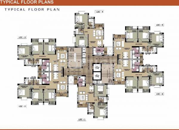 Tower 1 Cluster Plan vistas Tower 1 Cluster Plan