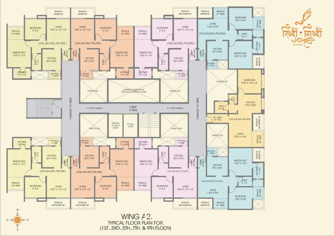  riddhi siddhi towers A2 Cluster Plan