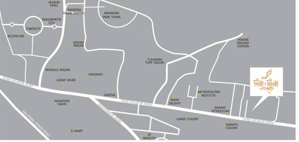  riddhi-siddhi-towers Location Plan