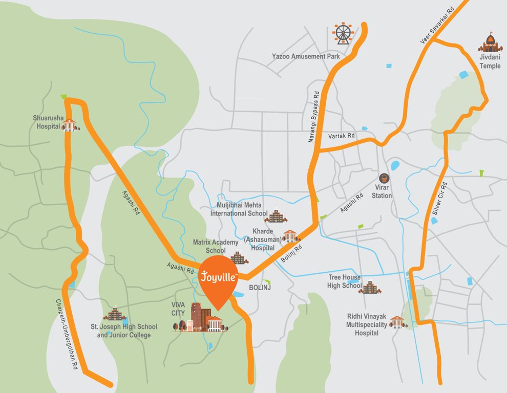 joyville virar phase 1 Images for locationPlan