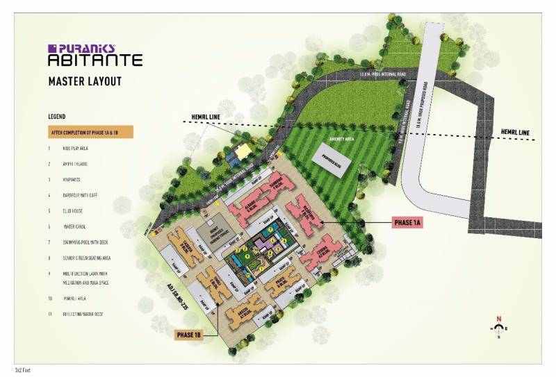 Images for Master Plan of Puraniks Abitante Phase 1A