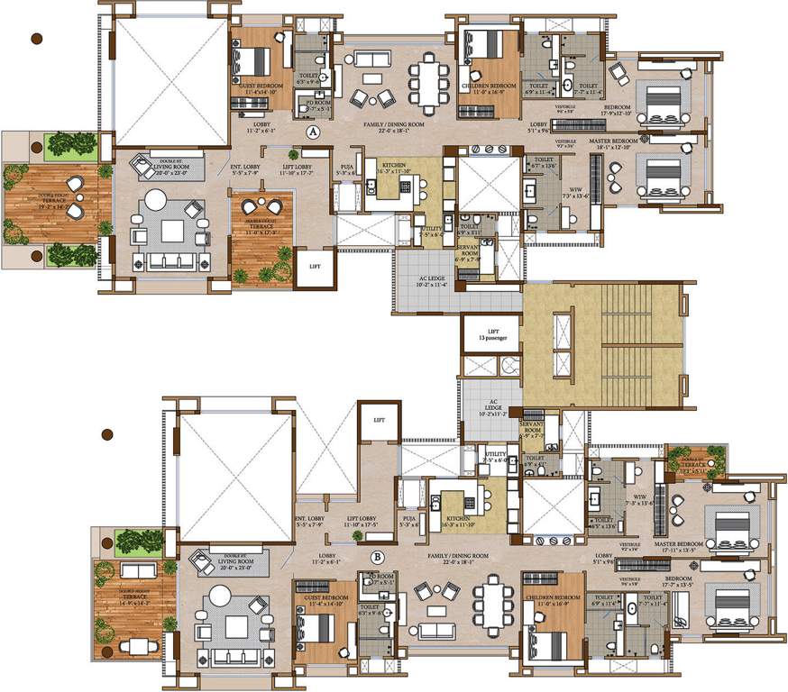  solitaire a wing Images for Cluster Plan of Sangam Solitaire A Wing