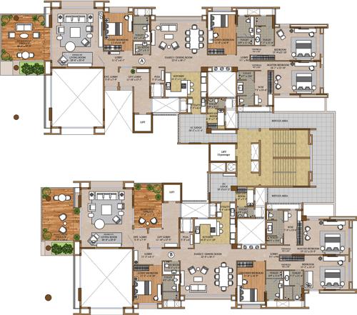  solitaire-a-wing Images for Cluster Plan of Sangam Solitaire A Wing