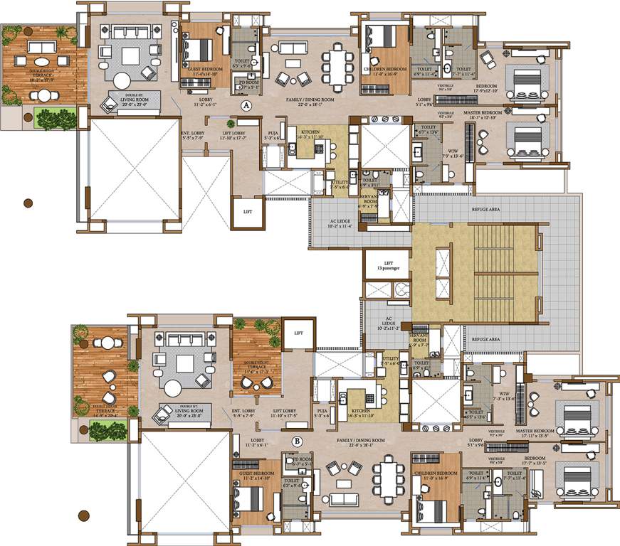  solitaire a wing Images for Cluster Plan of Sangam Solitaire A Wing