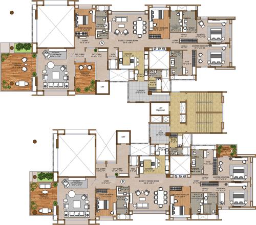  solitaire-a-wing Images for Cluster Plan of Sangam Solitaire A Wing