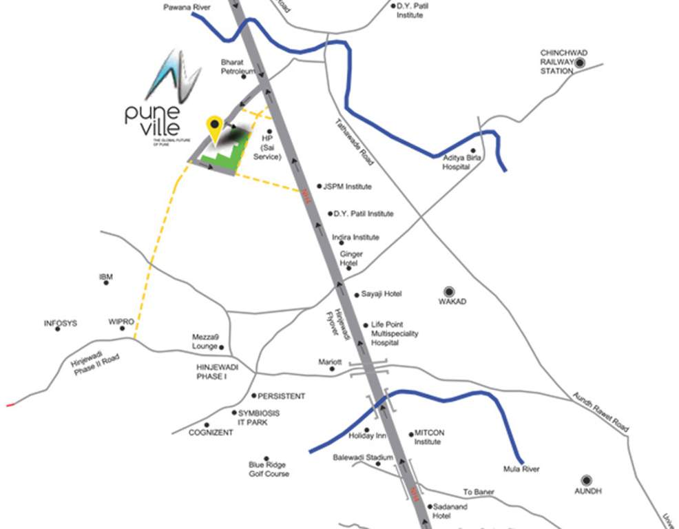  puneville phase i Images for Location Plan of Pharande Puneville Phase I
