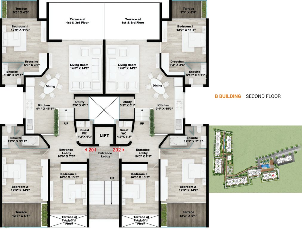 Images for Cluster Plan of Rohan Leher 2 Wing B C DE