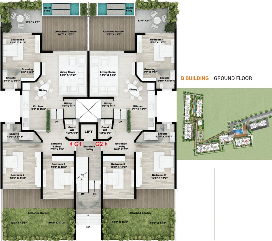 Images for Cluster Plan of Rohan Leher 2 Wing B C DE