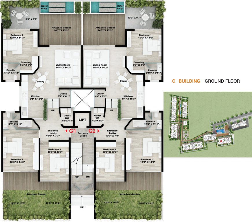 Images for Cluster Plan of Rohan Leher 2 Wing B C DE