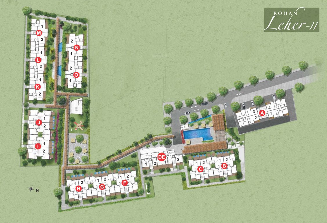 Images for Layout Plan of Rohan Leher 2 Wing B C DE